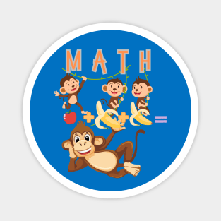 Math Monkeys Magnet